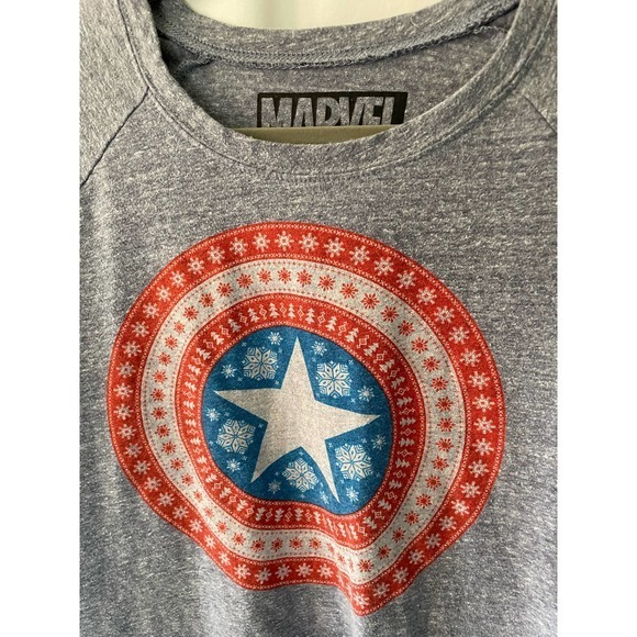 Marvel Crewneck Gray Sweatshirt Size XS - Picture 2 of 6